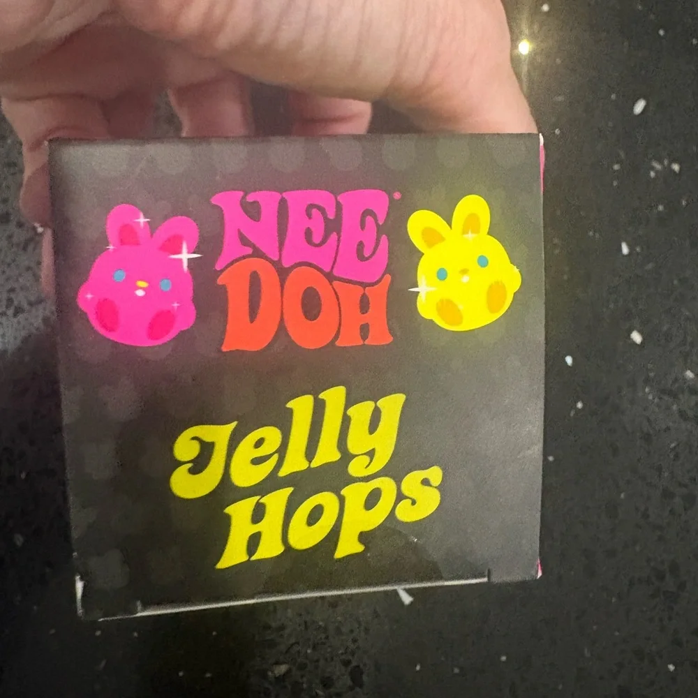 Nee Doh Jelly Hops Scented Bunny Squishy - Teal - Picture 4 of 5